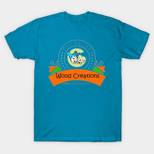 Tail To Paw wood creations T-Shirt by Tail To Paw Animal Support